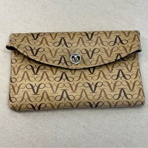 Designer Tan Clutch Bag